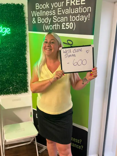 A Bamber Bridge Nutrition club member’s check-in in Bamber Bridge
