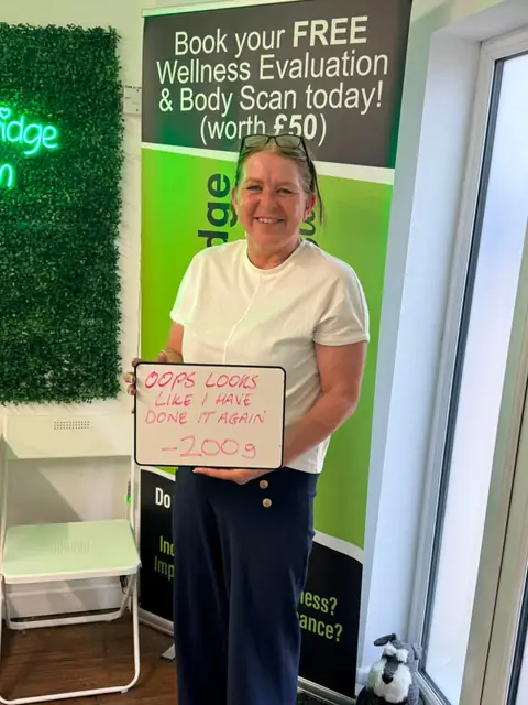 A Bamber Bridge Nutrition club member’s check-in in Bamber Bridge