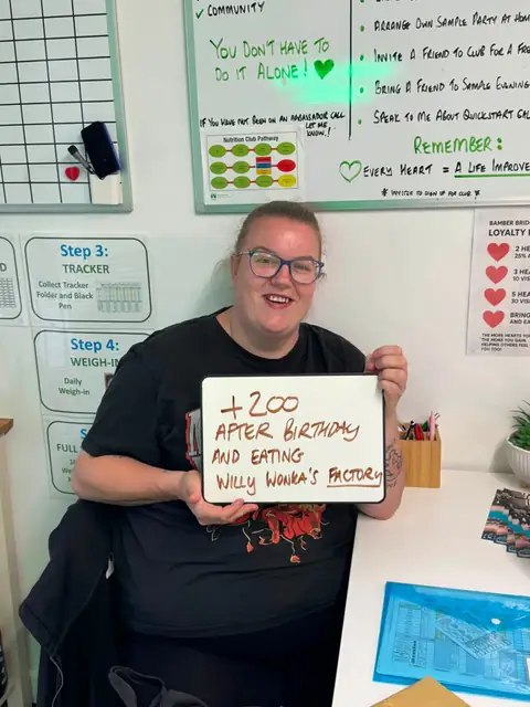 A Bamber Bridge Nutrition club member’s check-in in Bamber Bridge