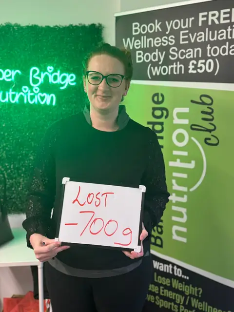 A Bamber Bridge Nutrition club member’s check-in in Bamber Bridge