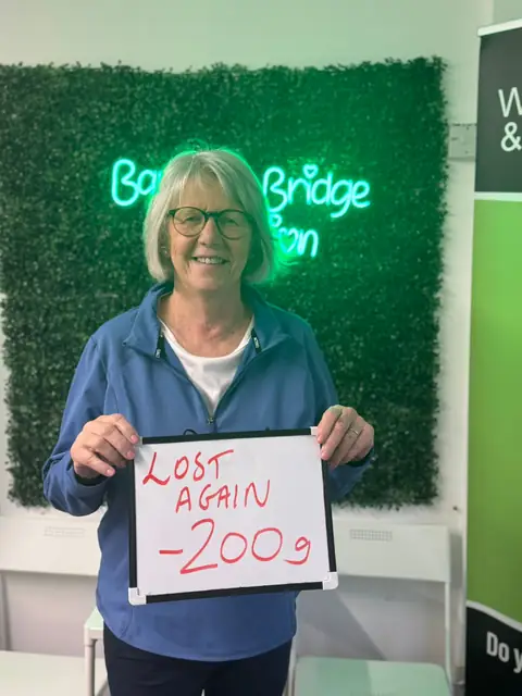 A Bamber Bridge Nutrition club member’s check-in in Bamber Bridge