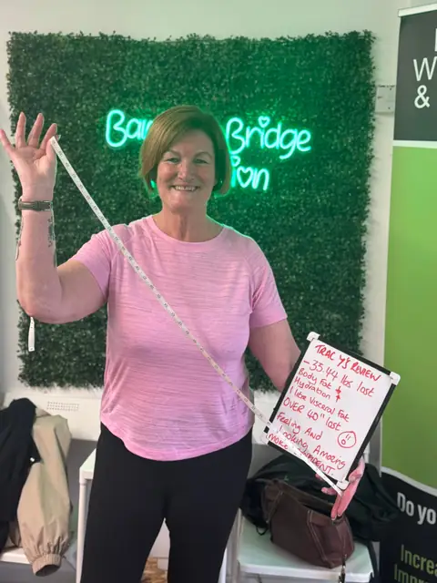 A Bamber Bridge Nutrition club member’s check-in in Bamber Bridge