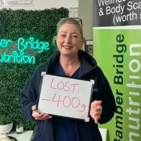 A Bamber Bridge Nutrition club member’s check-in in Bamber Bridge