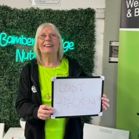 A Bamber Bridge Nutrition club member’s check-in in Bamber Bridge