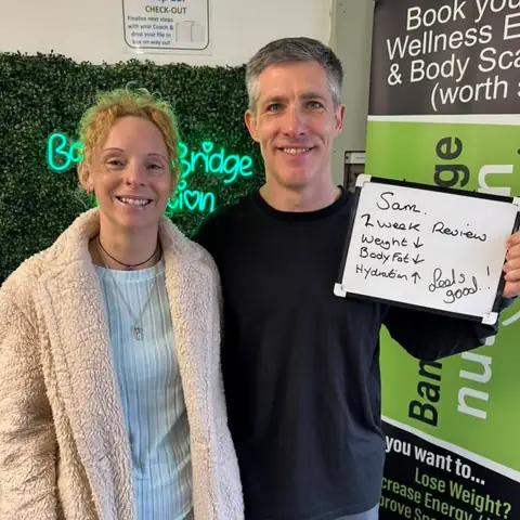 A Bamber Bridge Nutrition club member’s check-in in Bamber Bridge